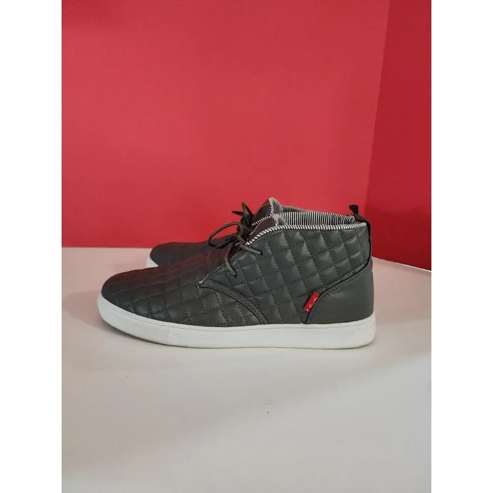 Gorilla Men's Size 11 Gray Grey High Top Shoes Boots